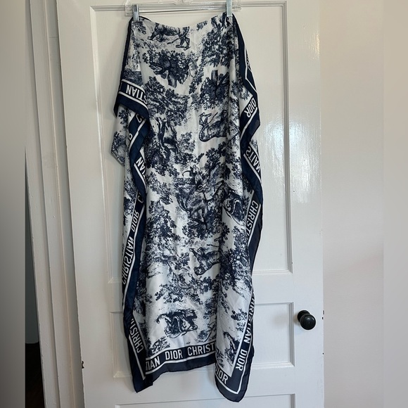 Dior Accessories - Toile de Jouy 100% Silk Sauvage Scarf
